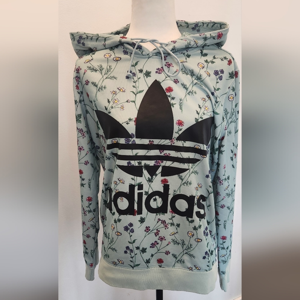 Adidas Womens Floral  Hoodie